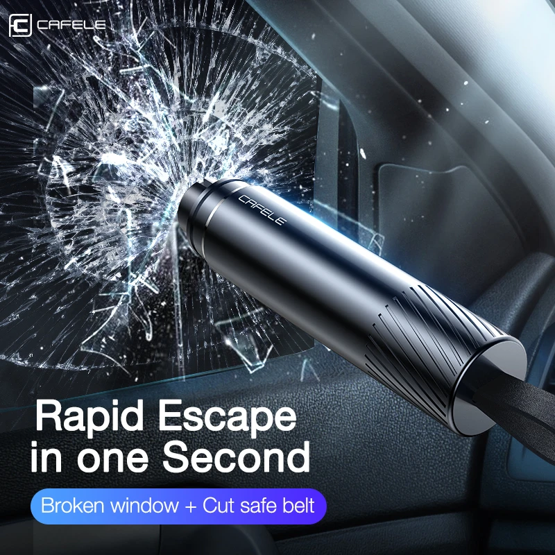 Cafele Window Breaker Safety Hammer Multifunction Tools Break Emergency