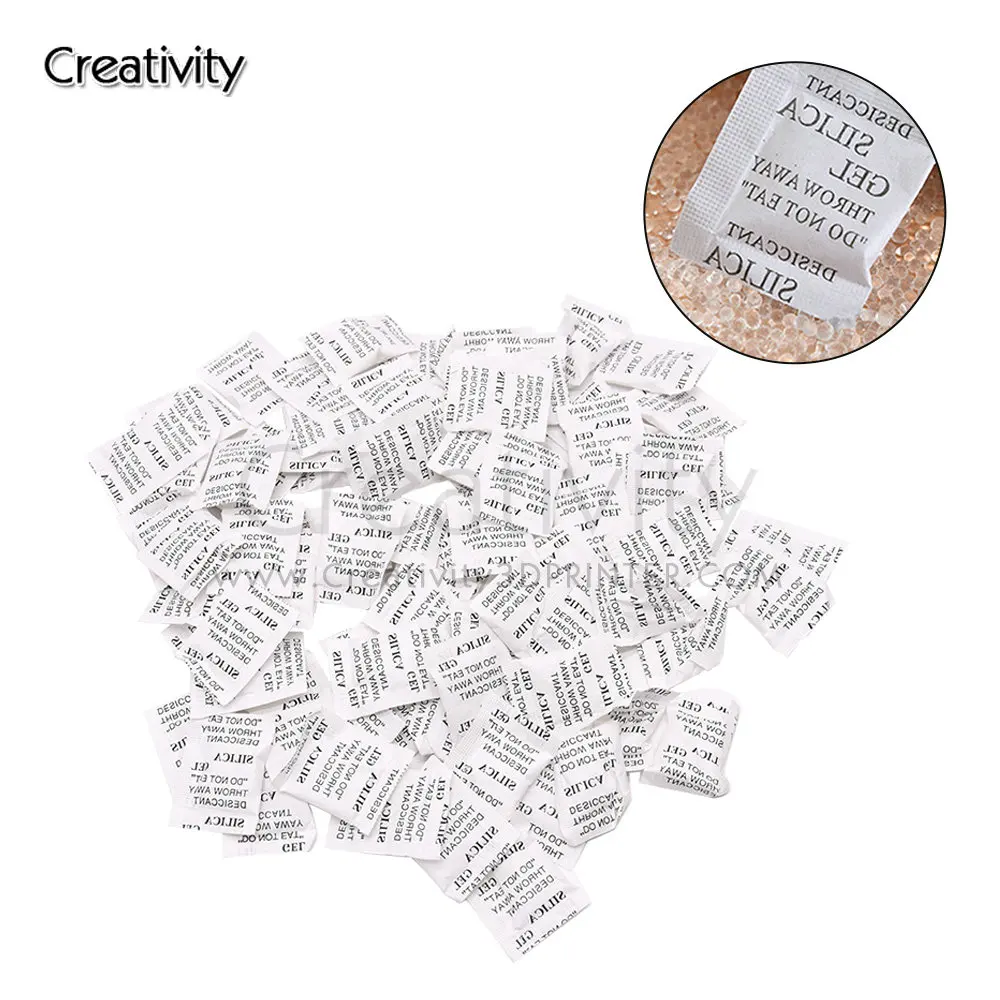 

50/100 Packs Non-Toxic Silica Gel Desiccant Damp Moisture Dehumidifier For Kitchen Room Living Moisture Dehumidifier Accessories