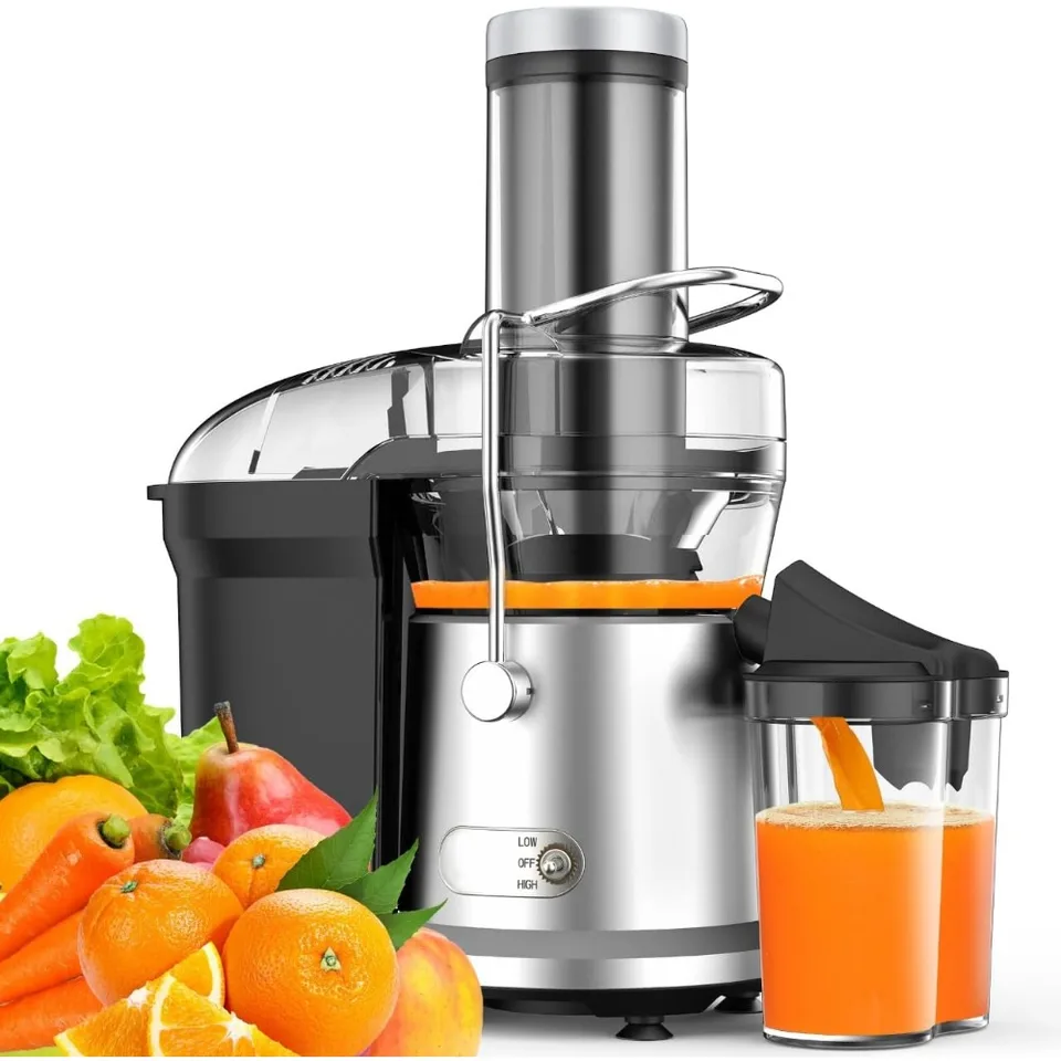 Powerful 1200W Centrifugal Juicer for Whole Fruits