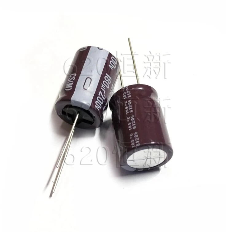 battery packs 10pcs NEW  KXG 200V220UF 18x25MM NCC electrolytic Capacitor 220UF 200V CHEMI-CON 200v 220uf High frequency long life portable power pack