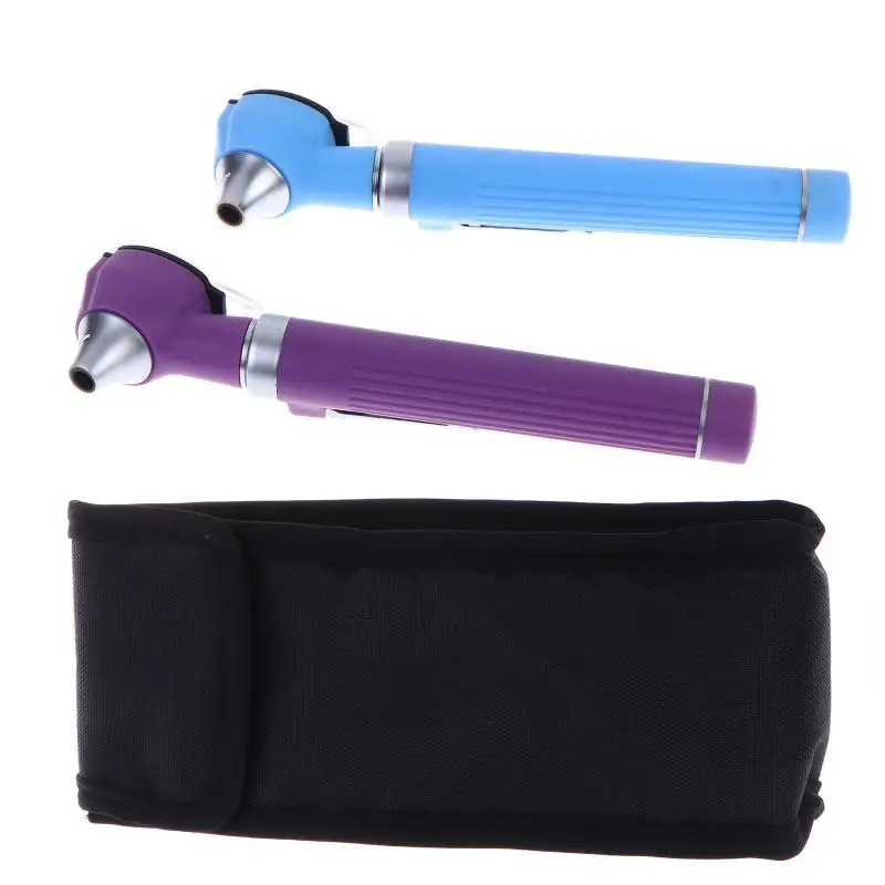 (.) Set Professionale di Otoscopio Diagnostico, Kit per la Cura delle Orecchie a Casa, Endoscopio LED Portatile per Orecchio, Pulitore Auricolare - immagine 4