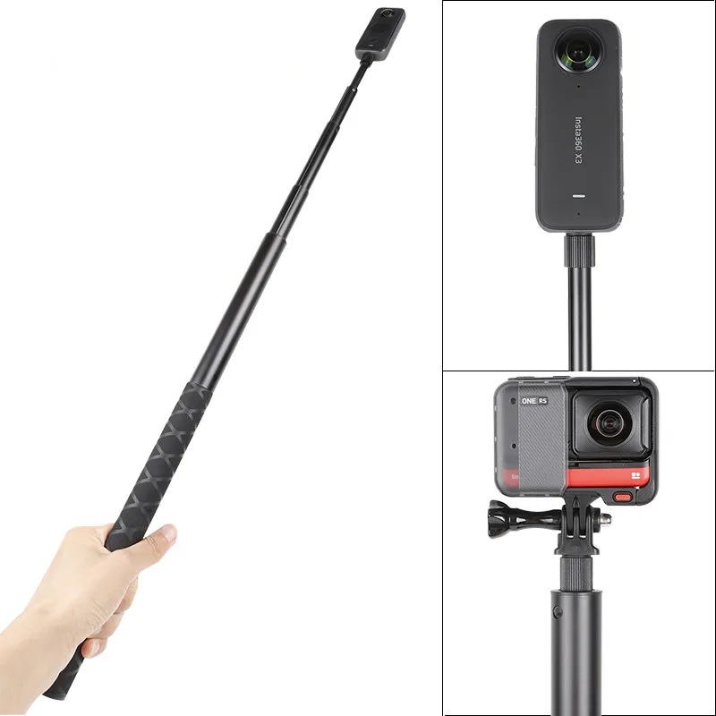 

200CM Carbon Fiber Invisible Extended Edition Selfie Stick For Insta360 X3 / ONE X3 RS Accessories For GoPro DJI Selfie Stick