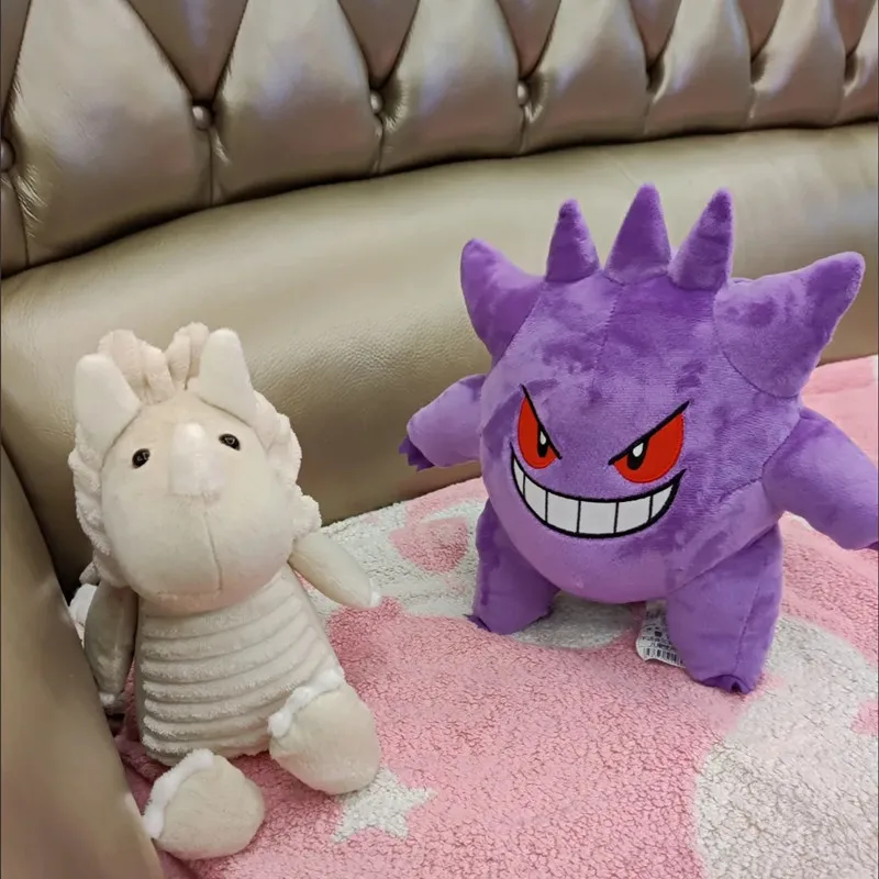 POKEMON Original Gengar Plush Doll Toy Pikachu 25cm Genuine Plush Soft Kawaii Cute Cartoon Figure Toys Kids Gift