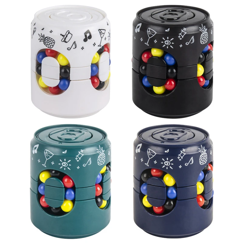 Rotating Magical Bean Cube Fingertip Toy Children Puzzle Creative