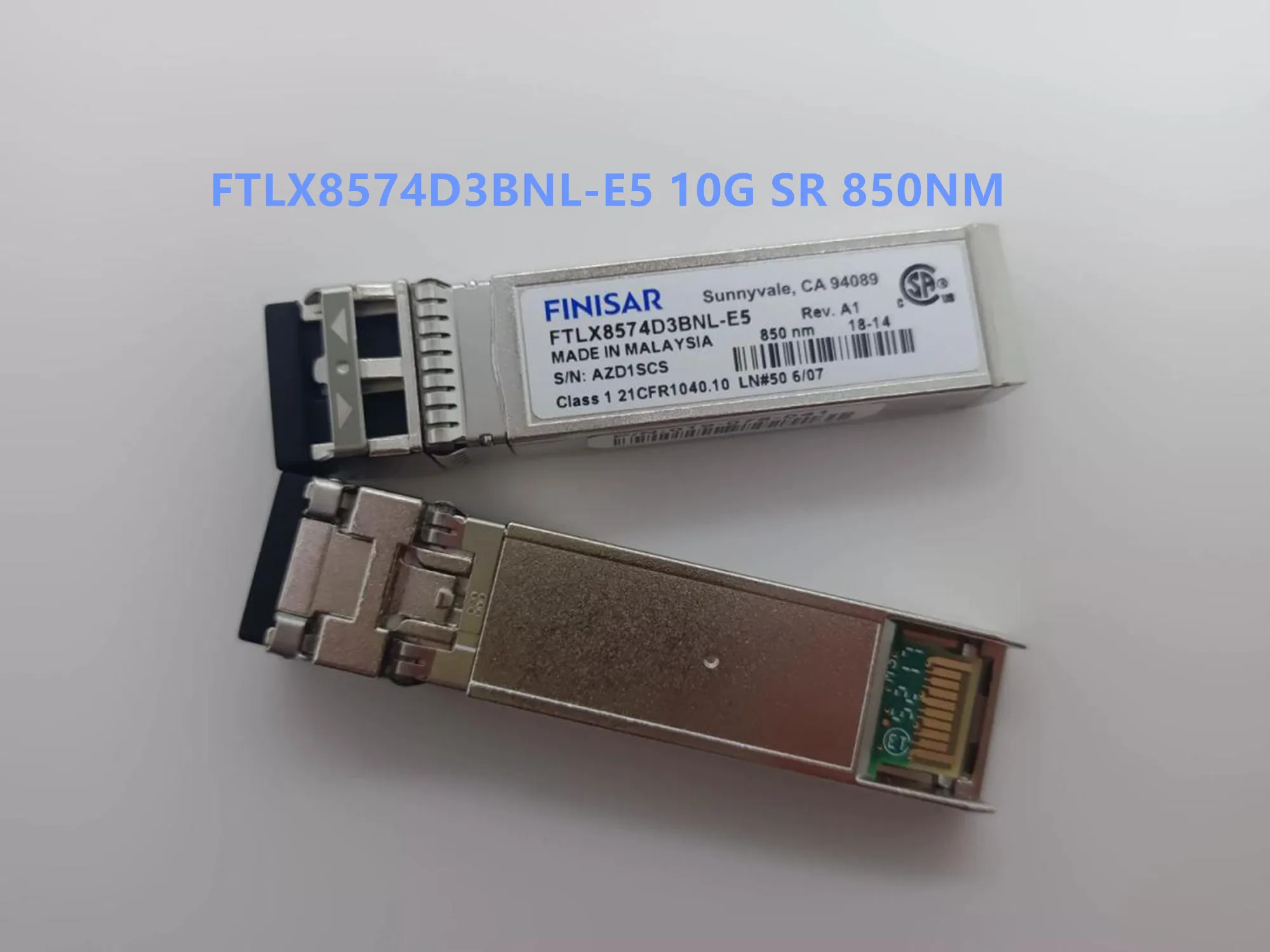 1PCS Finisar Fiber Transceiver Module 10G SFP 850NM Optical FTLX8571D3BCL FTLX8571D3BNL-E5 FTLX8571D3BCL-EM FTLX8574D3BCL FTLX8574D3BNL-E5