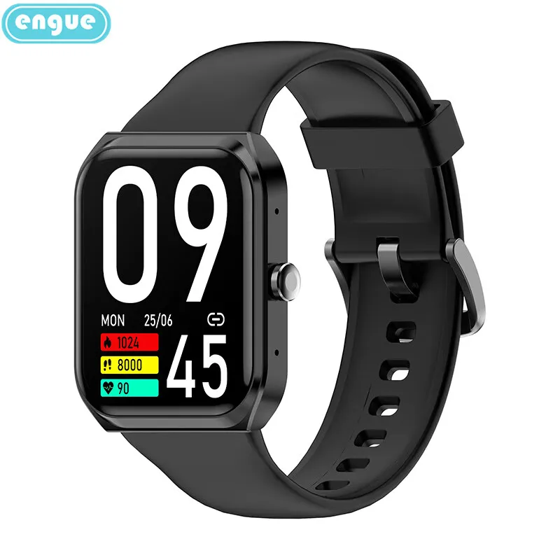 

Engue heart rate sleep exercise monitoring smart bracelet Call message WeChat reminder camera watch EG-TL03S