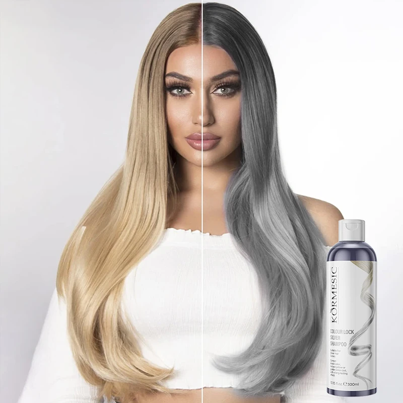 Silver Color Protection Shampoo - Enhances Shine and Preserves Vibrancy