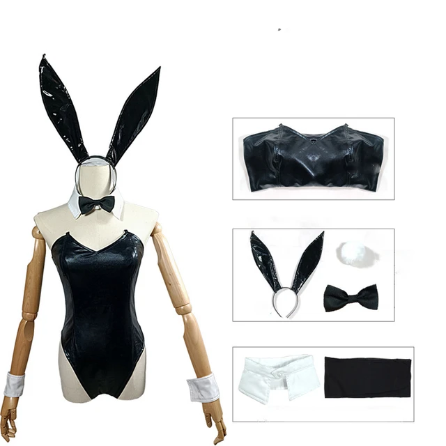 Seishun Buta Yarou wa Bunny Girl Senpai no Yume wo Minai Sakurajima Mai  White Bunny Girl Cosplay Costume For Sale