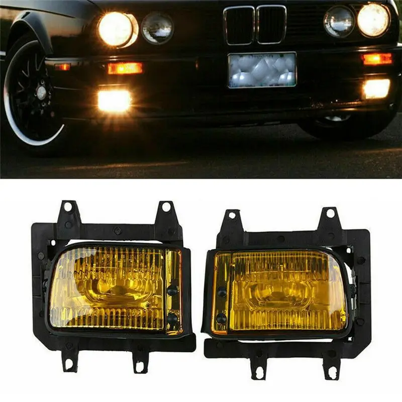 BMW E30 318I 318IS 325I 325IS용 WO-Car 프론트 범퍼 안개등 액세서리 부품 안개등 63171385945 63171385946-A