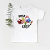 New My First Disney Trip 2025 Kids Tshirts Funny Short Sleeve Boys Girls Disney Vacation T Shirt Mickey Minnie Children Clothes 3