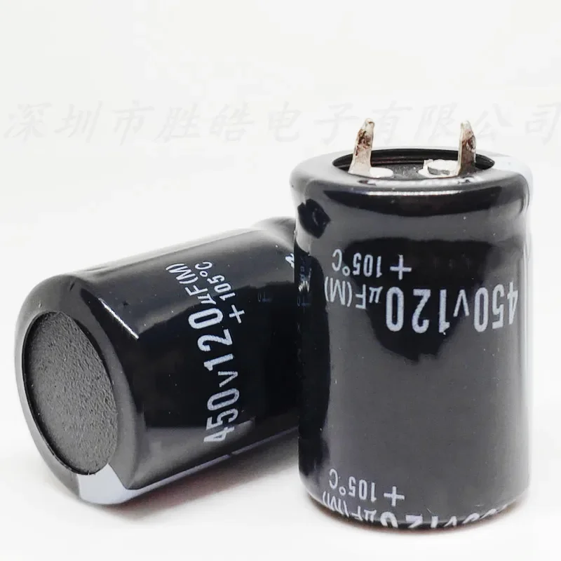 

(2PCS/10PCS) 450v120uf Aluminum Electrolytic Capacitors Volume：22x35mm 450V120uF