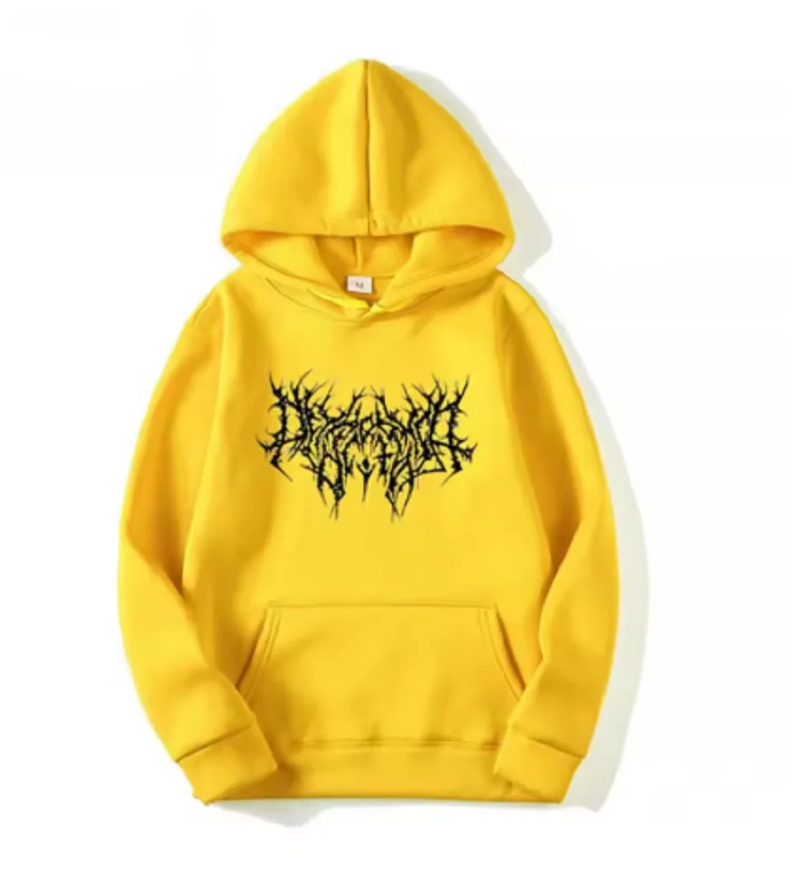 Spring And Autumn Gothic Hoodie Long-sleeved Original Sweatshirt Unisegate New Fashion Trend Hip-hop Retro Punk Style Sweatshirt