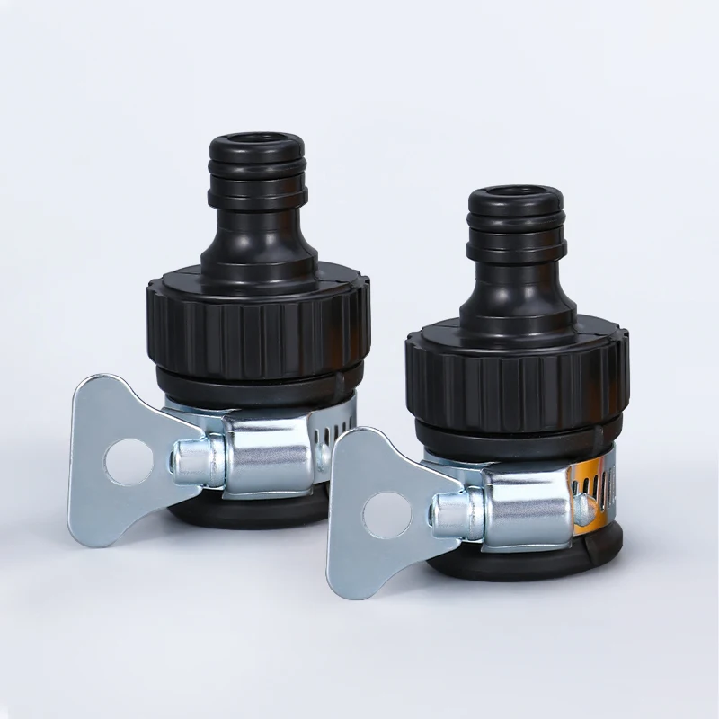 

Multifunctional Plastic Water Faucet Adapter Thicken Quick Connector Fitting For Cleaning Car And Graden Irrigation