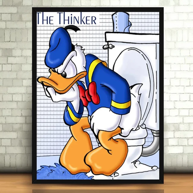 Disney nouveautés point de croix Donald canard broderie 11CT photo imprimée dessin animé Art bricolage passe-temps décoration de chambre d'enfants 1