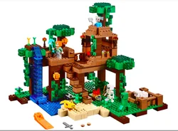 Blocs de construction, 718 pièces, jouet Compatible avec l'arbre de la jungle 