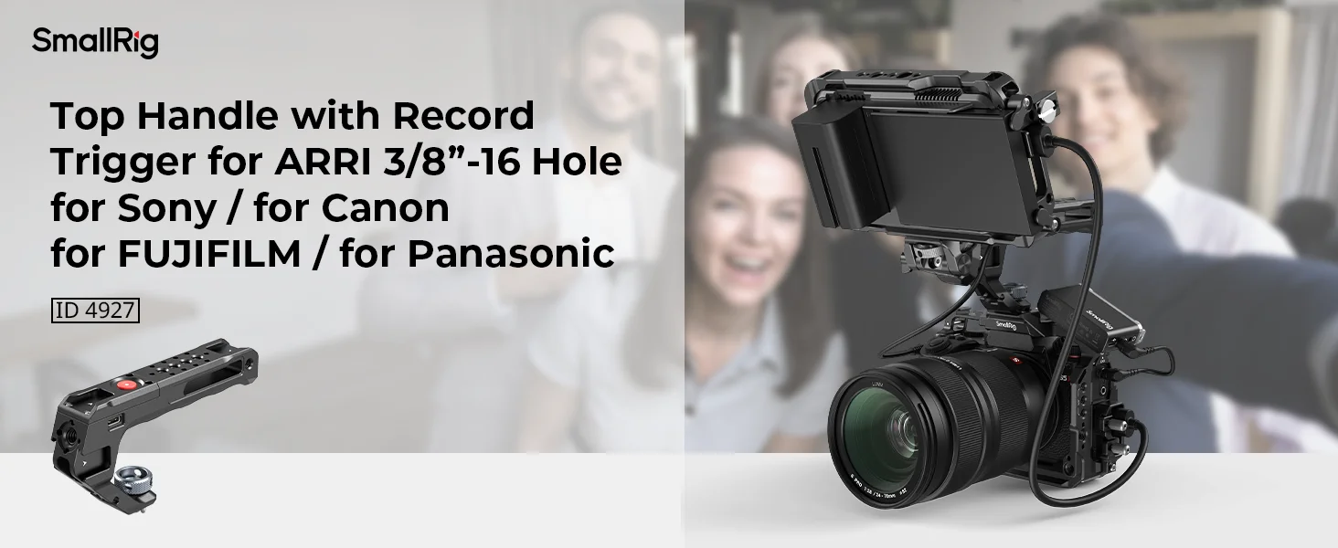 Top Handle with Rec Trigger for Sony A7R V/A7R IV/A7R III/A7IV/A7 III/A7S III/FX