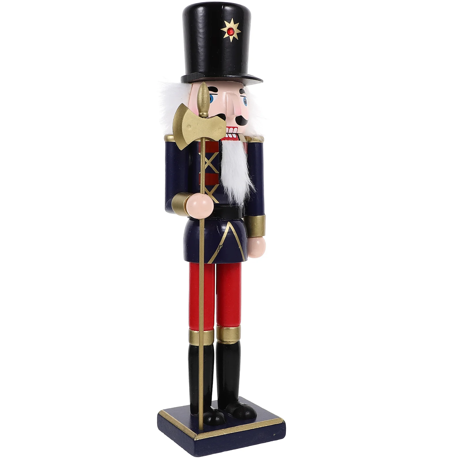 

Christmas Nutcracker Ornament Traditional Painted Wooden Nutcracker Soldier Doll