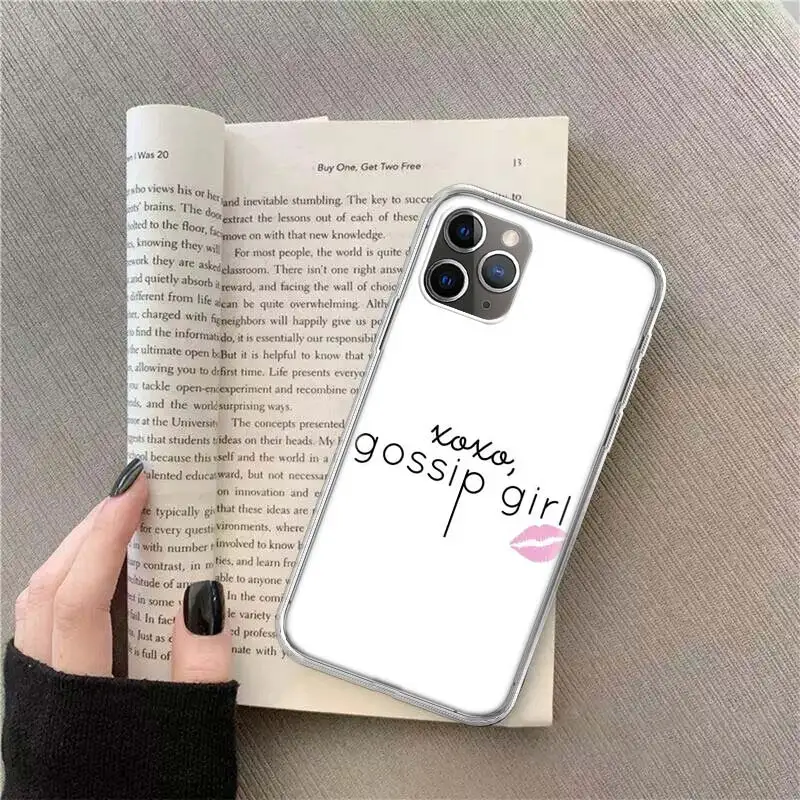thumbnail image 1 of Gossip Girl teléfono para Apple Iphone 14 12 13 15 Pro Max Mini 11 16 Plus X XS XR funda SE 2020 carcasa protectora transparente de TPU Fu, 1 of 5