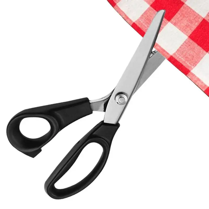 

Scissors For Fabric Cutting Pinking Shear With Triangle Serrated Edges Decorative Edge Scissors Jagged Edge Scissors Sewing