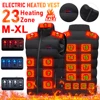 Unisex 23 Heated Zones Vest Fleece Body Warmer Heating Vests Jackets USB Electric Thermal Waistcoats For Winter Cycling Fishing 1