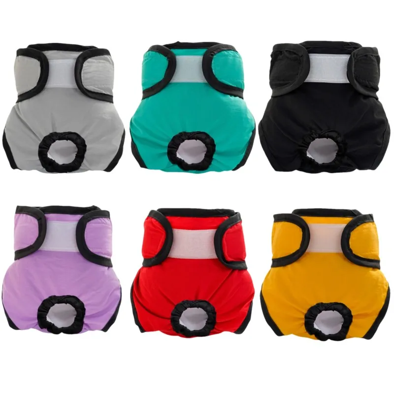 Dog Diapers Dog Diapers Pet Physiological Pant Washable Puppy Shorts Female Dogs Reusable Sanitary Panties Cat Underwear Pet Dog Accessories Pet Diapers Dog Nappies Dog Shorts