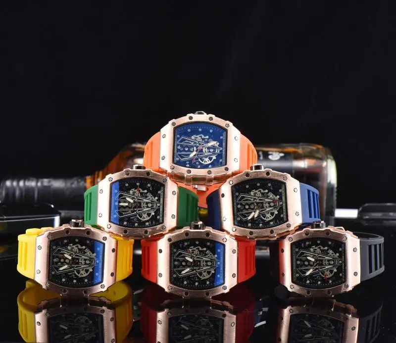 2022 Men's Watch RM Luxury Watches Casual Automatic Calendar Men's Watch Sports Quartz Chronograph