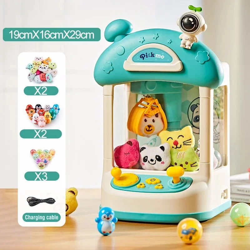 Claw doll Machine Capsule Coin Candy Catcher Crane Interactive Toys Kids Playhouse Education Toys Children Gift