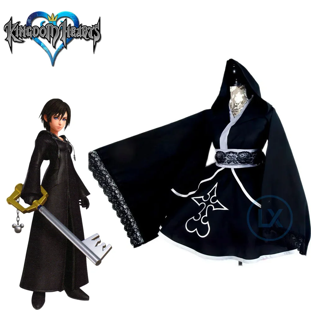 Anime Kingdom Hearts Costume Cosplay Kingdom Hearts Organizzazione Lolita Kimono Dress Completi Su Misura Ragazze Femminili Hallowee