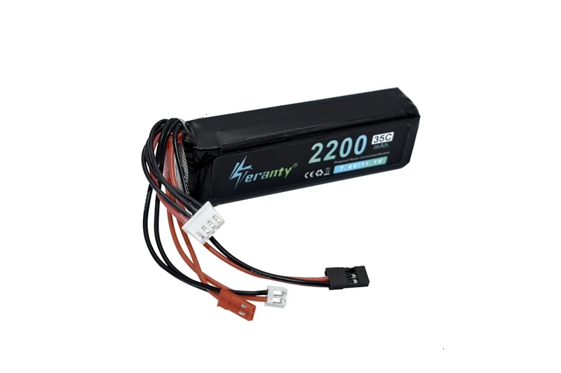 Teranty Batterie 11.1V 2200mAh 8C pour Walkera Devo12E RadioLink AT9