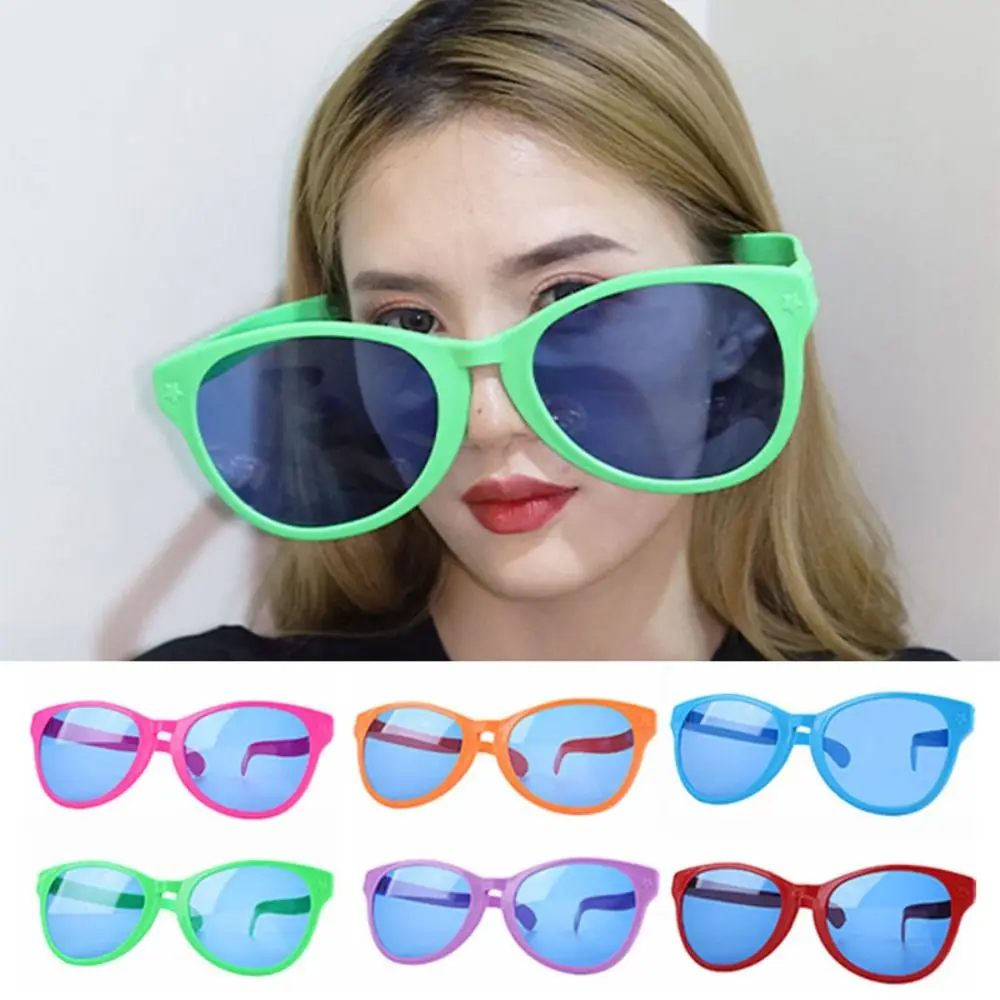 Trendy Masquerade Party Props Large Frame Big Glasses Shades Glow Glasses Square Glasses 2