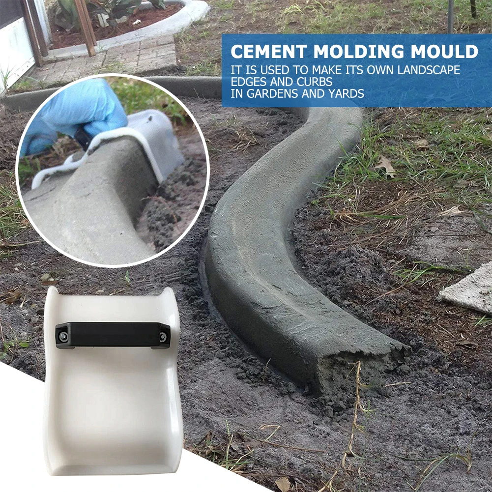 Reusable Concrete Trowel with Handle Path Maker Paver Mould Stone Brick Concrete Cement Walk Garden Paving Mold Patio Paviment