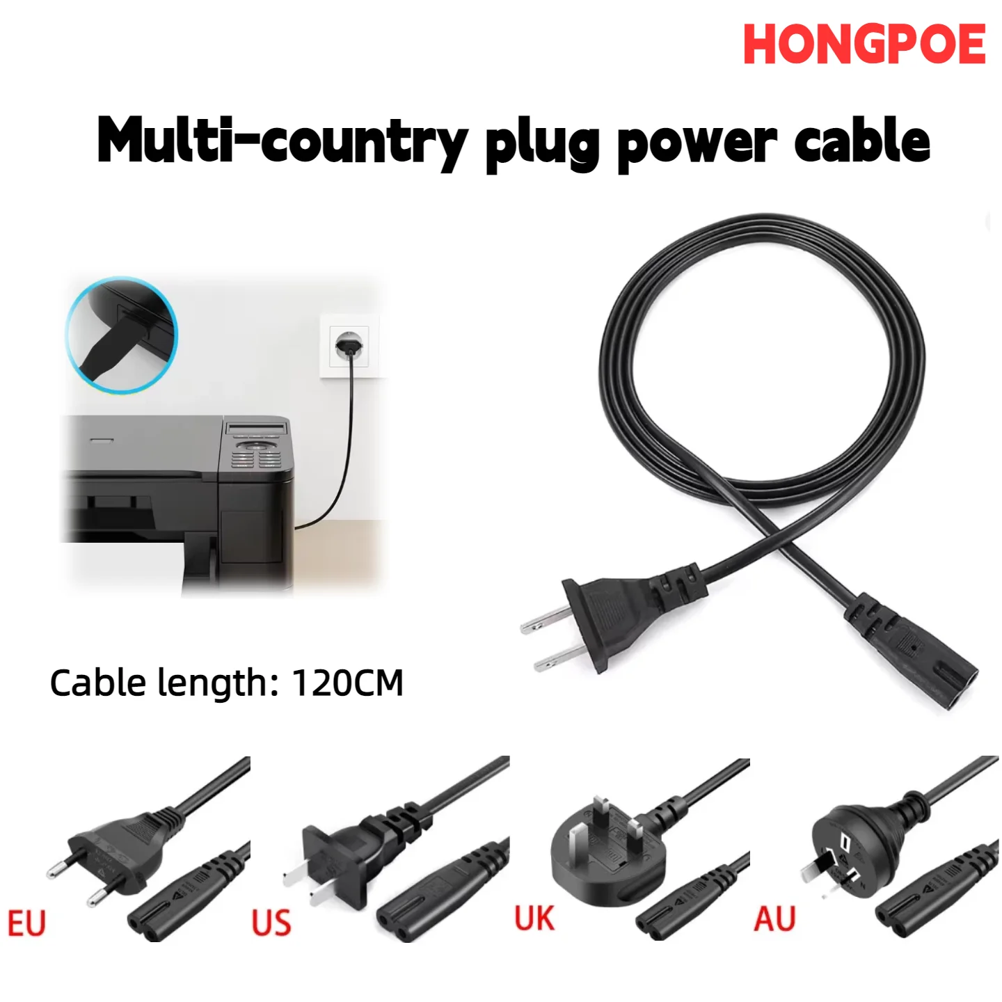 Versatile 2-Pin Power and Extension Cable