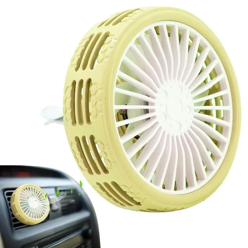 

Portable Car Fan USB Fans For Air Vent Portable Car Fan Electric Mini Fan With Light Quiet 3 Speeds For Car/Vehicle SUV RV