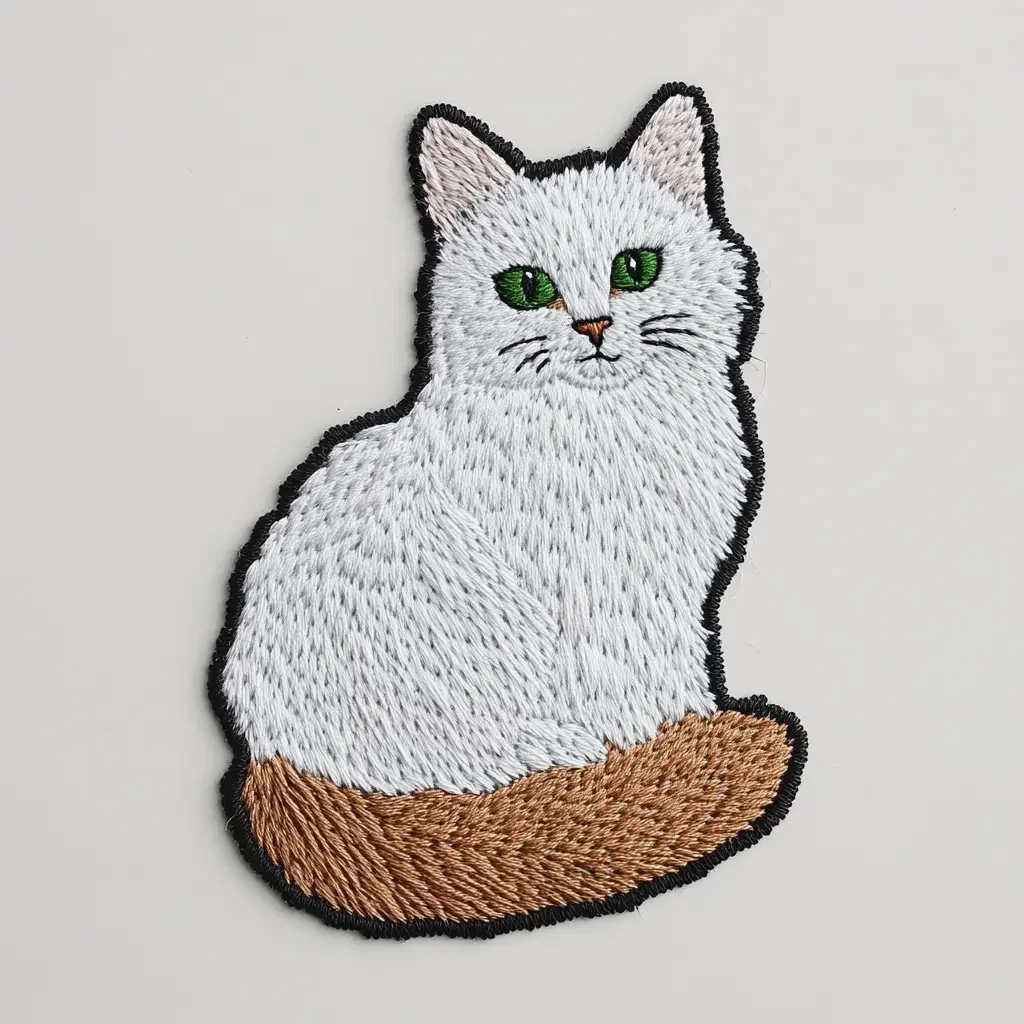 Lustige Cartoon Pew Cat Halloween Stickerei Patch Schwarze Katzen Tiere Ausdruck Abzeichen Haken & Schleife Armband Taktische Rucksack Aufkleber – Detail 8