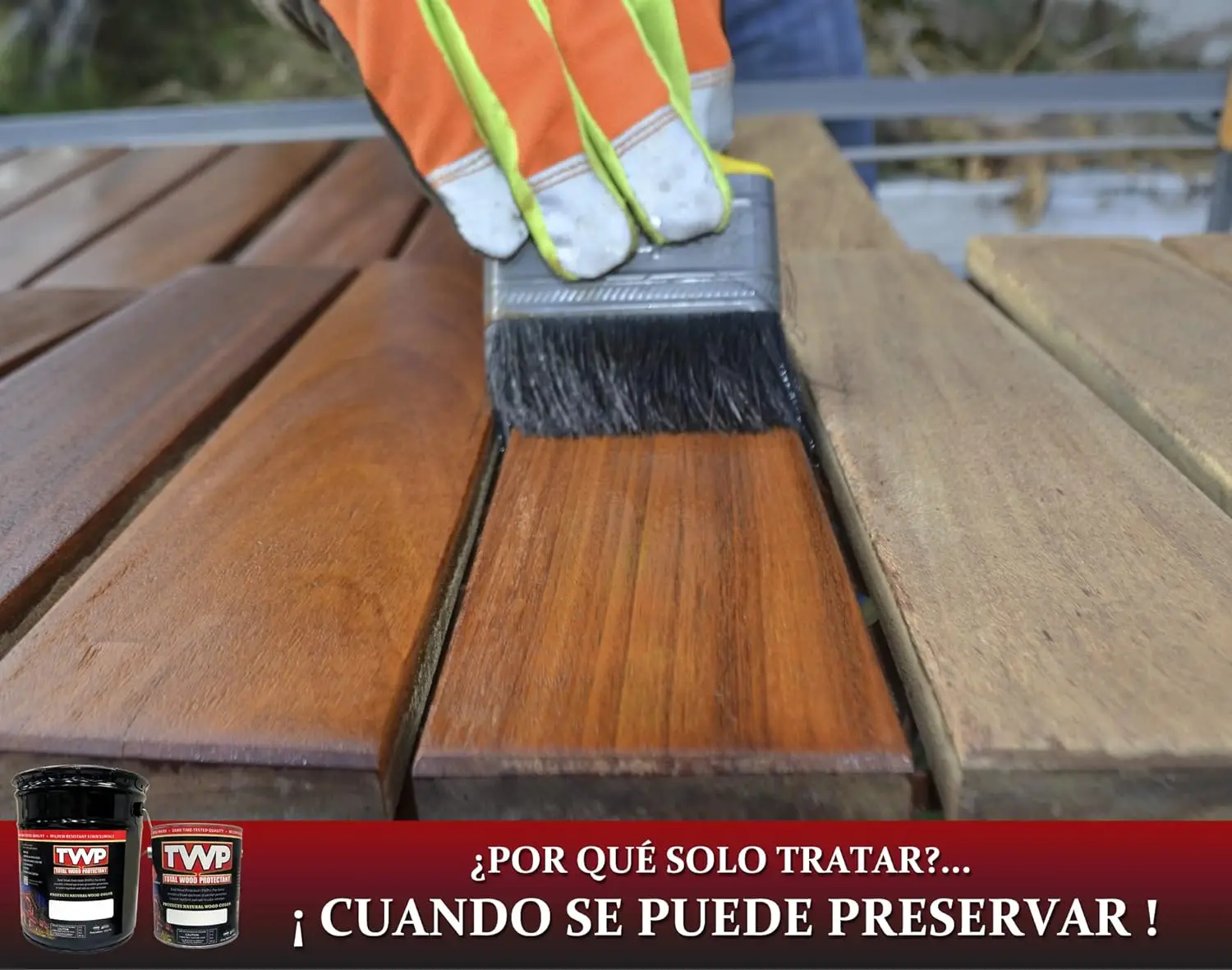 AMTECO TWP-103-1 TWP 103 1 Gallon Exterior Wood Dark Oak ExtetiorWood Stain, Color, 128 Fl Oz