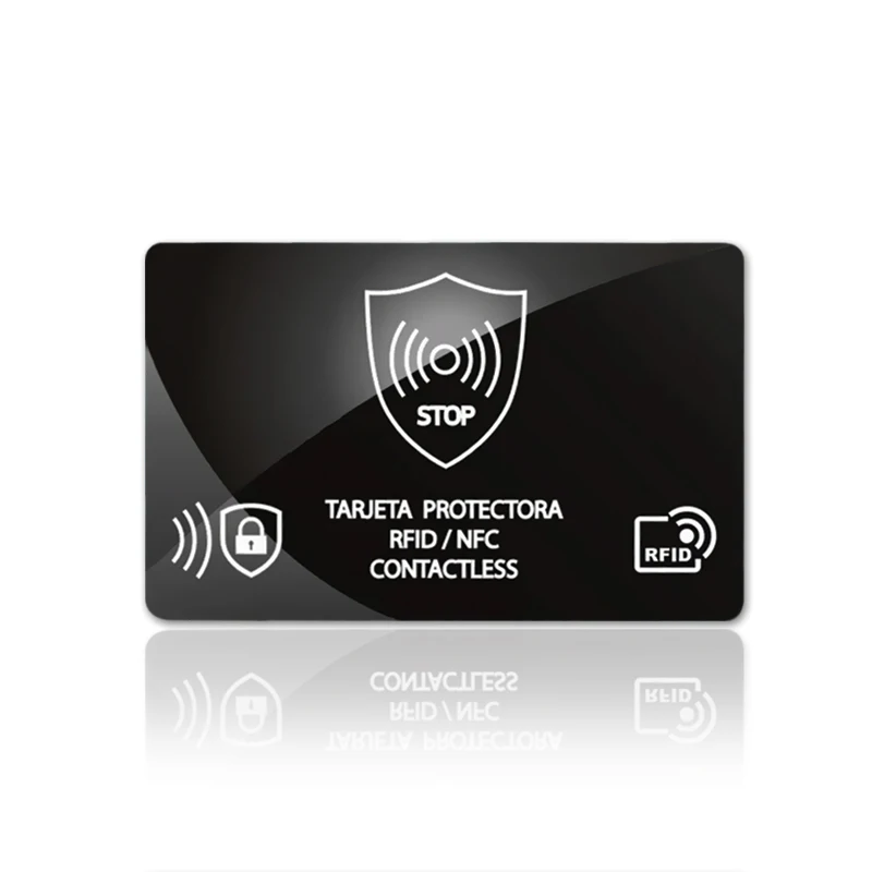 10 pièces cartes de blocage RFID NFC débito carte de crédit passeport protecteur antivol portefeuille sac à main bouclier protéger bloqueur