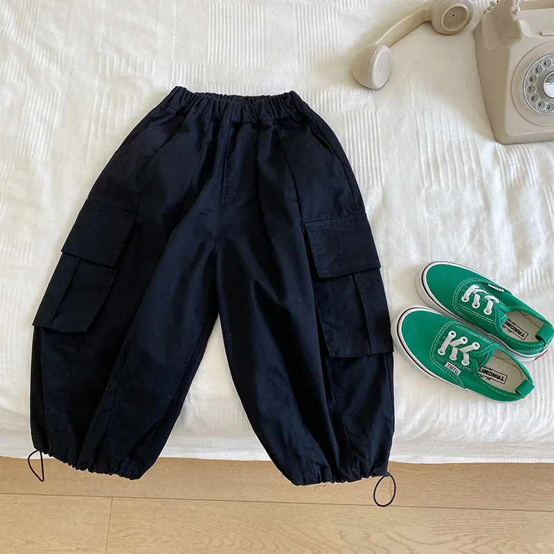 

Boys' Pants Fall Boys' Pants Spring Casual Overalls 2023 New Children Toddler Spring Boys' Long Pants Fashion