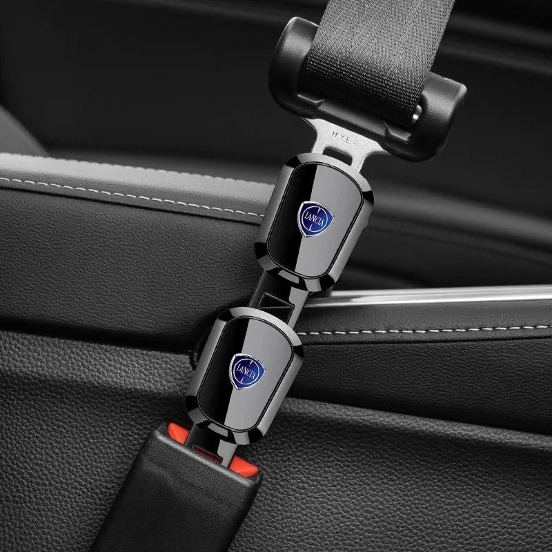 

1pc Car Seat Belt Extension Plug Metal Seat Belt Clip Adjustable Extender For Lancia ypsilon delta musa nera thema STRATOS Y Phe