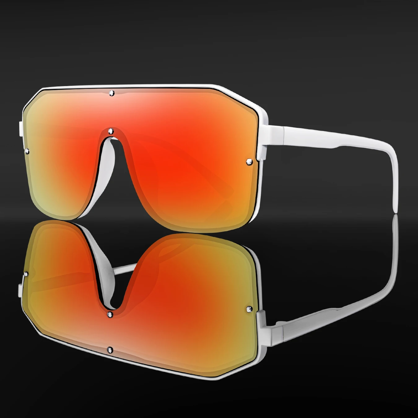 Brand Square Big Frame Sunglasses Cycling