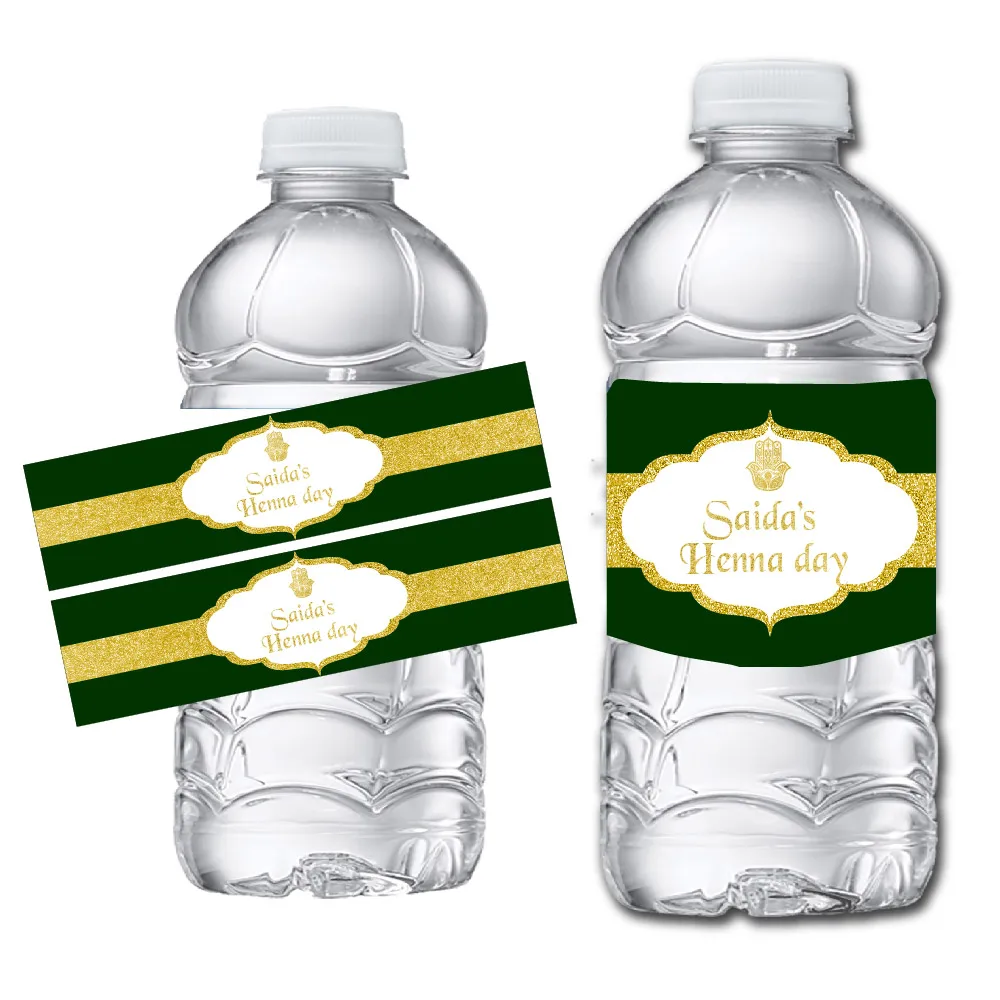 30 шт. самоклеящиеся этикетки для бутылок с водой |