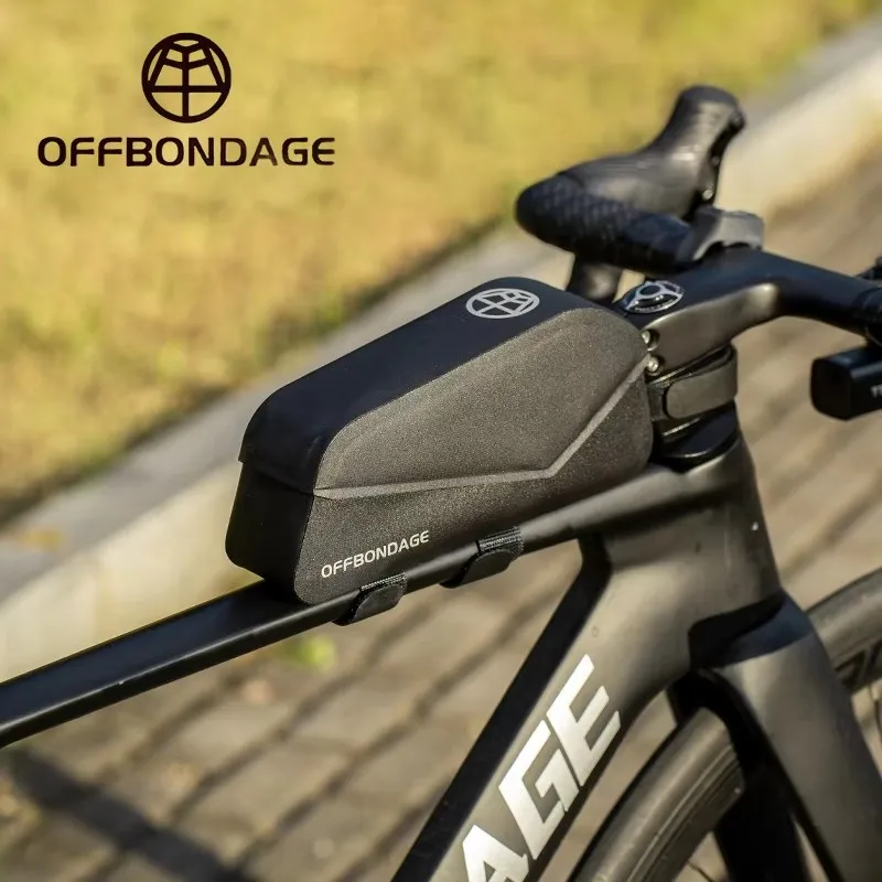 OFFBONDAGE Bicycle Top Tube Bag Bike Front Frame Bag Fits MTB Road Bike Large Capacity Pannier Cycling Accessories