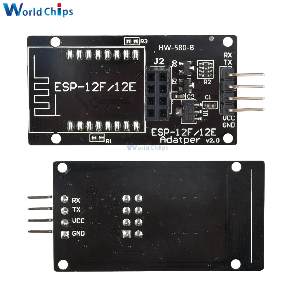 ESP8266-ESP-12F-ESP-12E-Serial-WIFI-Wireless-Adapter-Module-Expansion ...