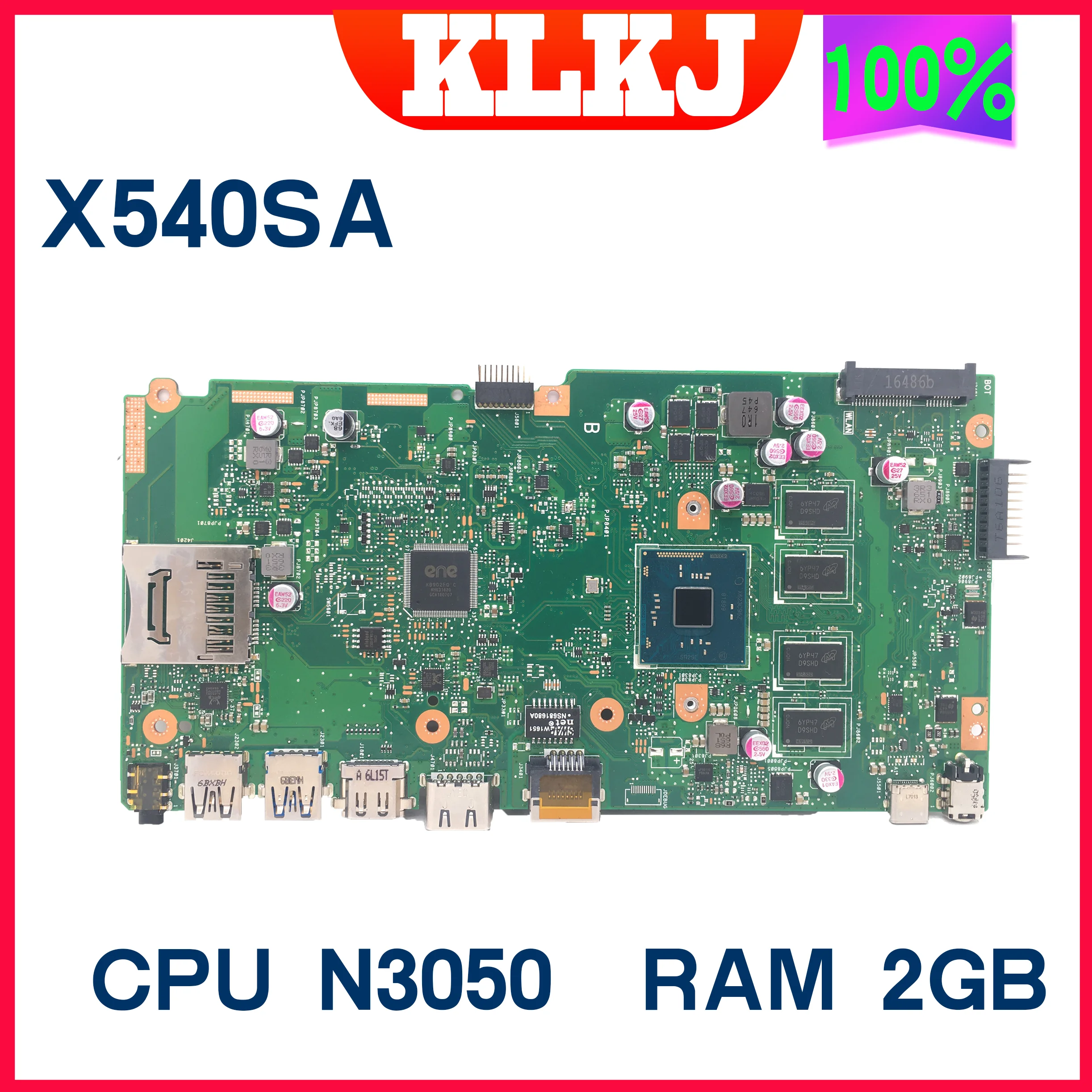 Dinzi Nova X540sa Placa-mãe do Portátil para Asus X540saa X540s X540 com N3700 Cpu 4gb-ram Notebook Mainboard 100% Funcionando Bem Placa-mãe para notebook - Imagem 3