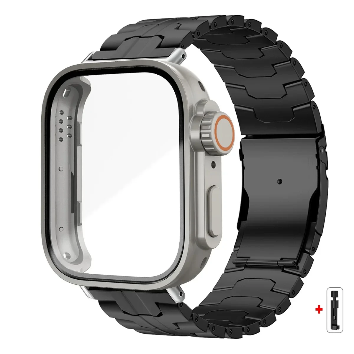 Ultra PC Cover Wristband with Stainless Steel Band