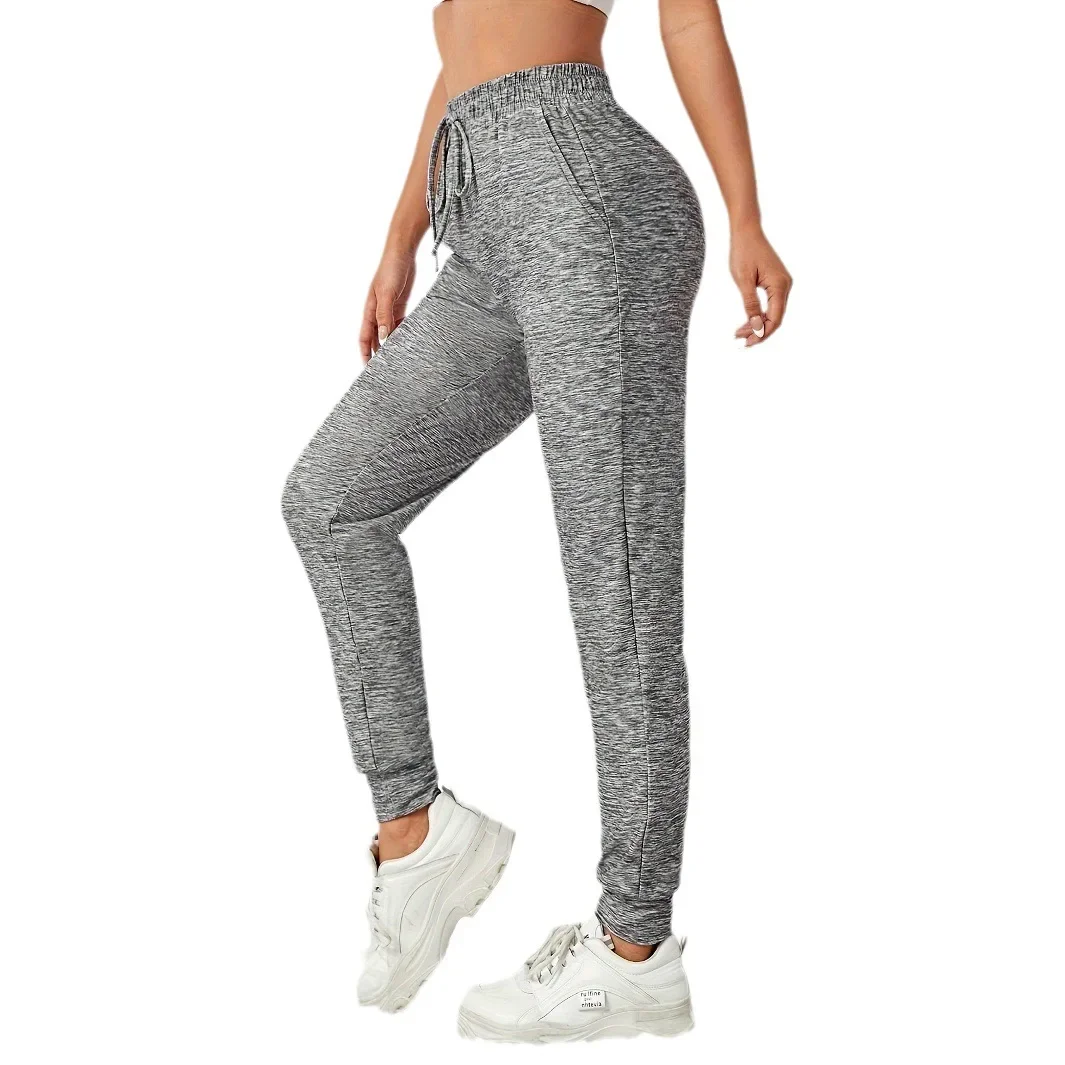Casual Fitness Running Pants Women's Sporty Long Trousers Cuffed Versatile Active Wear Suitable for Skateboarding And More
