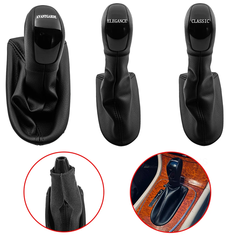 

Рукоятка уровня переключения передач с кожаным чехлом для Mercedes Benz W211