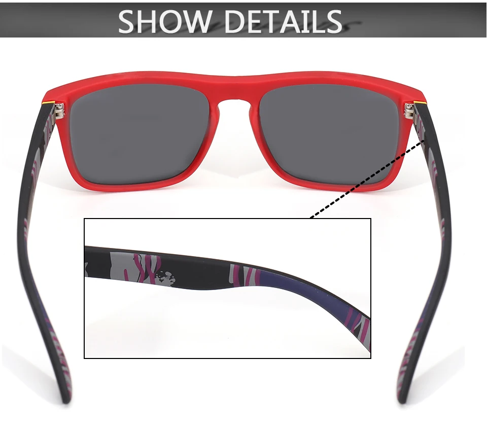LOISRUBY Brand Design Square Cycling Sunglasses Men Polarized Sun Glasses UV400 Eyewear Women Shades oculos de sol_voghion.com