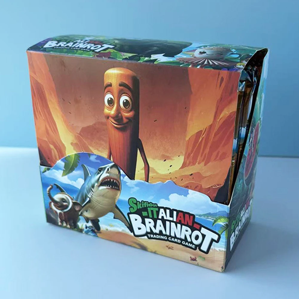 Tung Tung Sahur Tralalero Tralala Card Game Toy Trading Cards Italian Brainrot Collection Cards Children Holiday Gifts