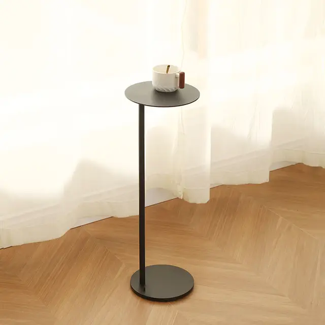 Nordic Style Side Table Scandinavian Coffee Small Round Sofa Living Room Accent Compact Furniture Apartments Minimalist Bedside 2