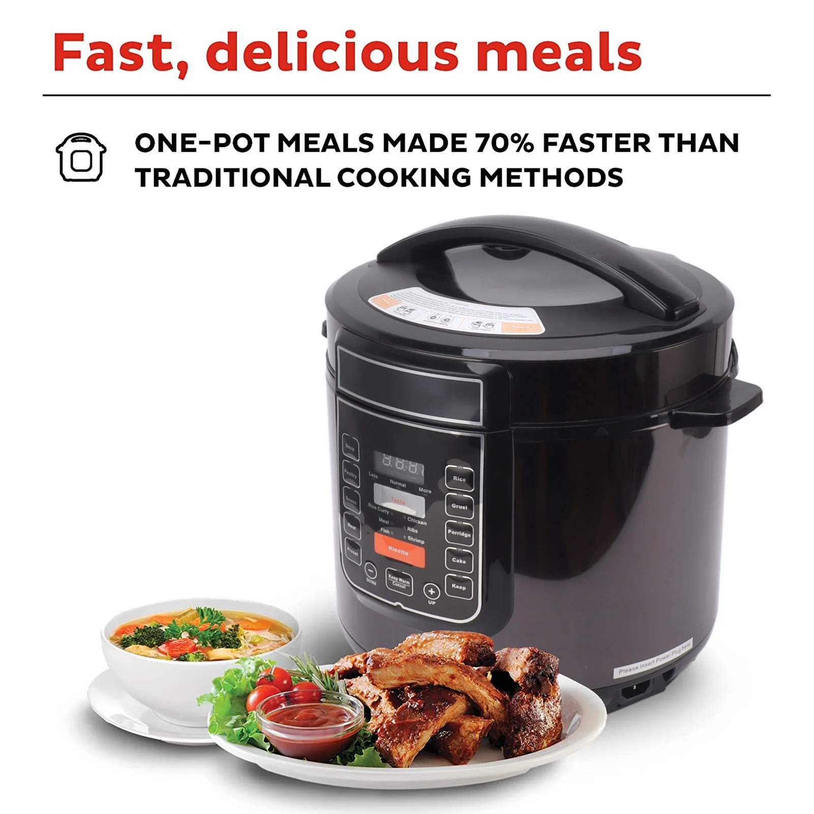 6LElectricPressureCooker220VMultifunctionalLargeCapacitySmart